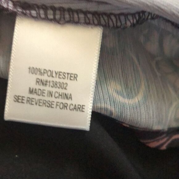 Loralette 1X Pink Brown Kimono - Picture 6 of 7